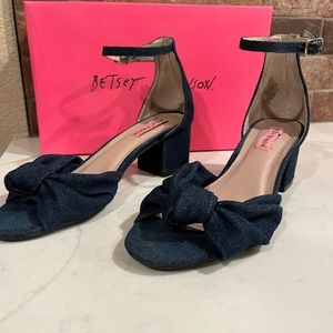 Betsey Johnson Denim Sandals